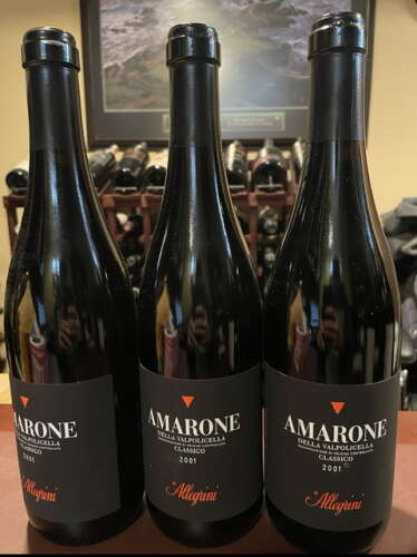2001 Allegrini Amarone (3 Bottle Lot) - 93 Pts 